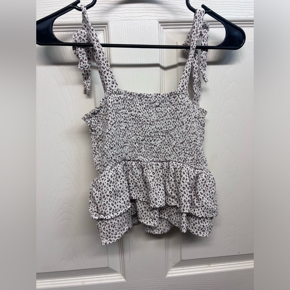 Smocked crop top blouse bundle